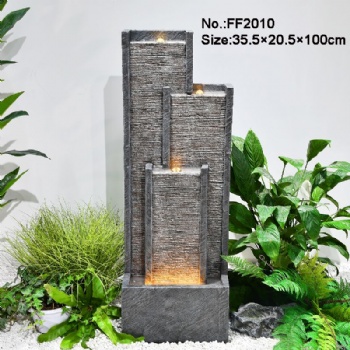 Custom Indoor Relaxation Waterfall Fountain Home Floor Waterfall