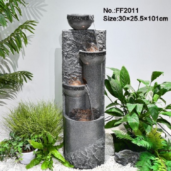 Bowl Shape Modern Garden Fountain Outdoor Water Fountain Garden