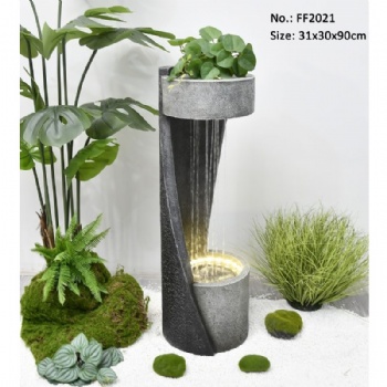 Modern Water Feature Fall Fountain Outdoor Rain Curtain Fountain