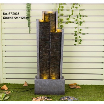 Indoor Water Fountain Waterfall Wall For Home Bar Hotel Decoration
