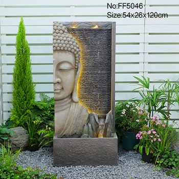 Zen Buddha Statue Outdoor Fountain