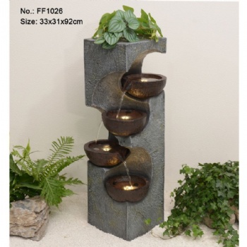 Bowl Shape Garden Decoration Fountain Modern Outdoor for Hotel patio