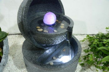 Decorative Fountains 24 Inches Water Fountain Outdoor with Ball