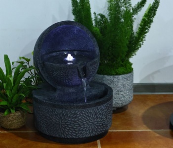 Decorative Fountains 24 Inches Water Fountain Outdoor with Ball