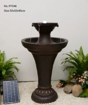 Garden Ornaments Outdoor Water Fountain Solar Garden Fountain