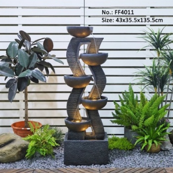 Contemporary Cascading Water Feature Perfect For Garden Patio