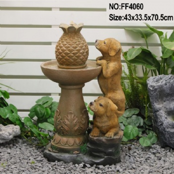 Natural Style Outdoor Floor Garden Water Fountain Rocks Waterfall