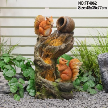 Natural Style Outdoor Floor Garden Water Fountain Rocks Waterfall