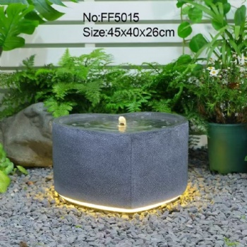 Creative Heart-Shaped Decor Garden Water Feature Outdoor Water Fountains